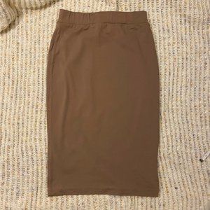 Aritzia - Babaton CONTOUR PENCIL SKIRT in DEEP TAUPE